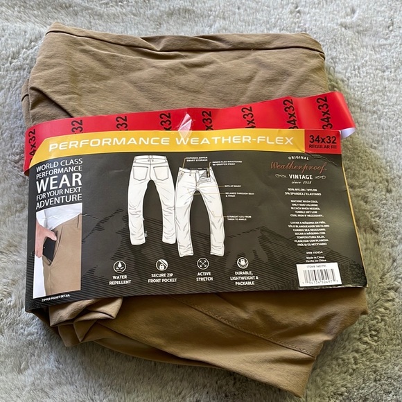 Weatherproof Other - Weatherproof - Performance Weather-Flex Pants